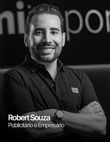 Retrato de Robert Souza, autor do livro